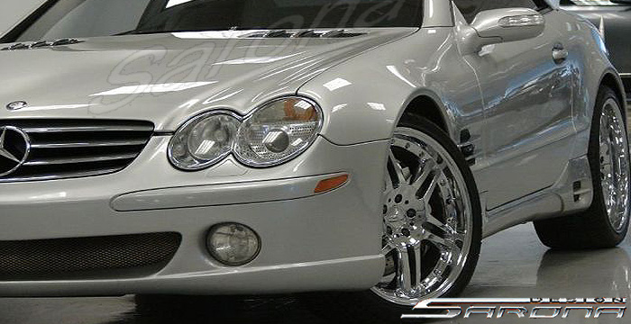 Custom Mercedes SL Front Bumper  Convertible (2003 - 2008) - $590.00 (Part #MB-030-FB)